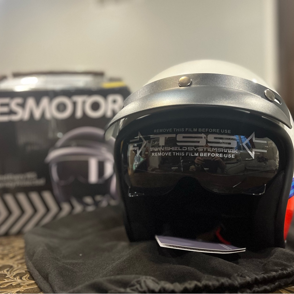 3/4 Open Face Retro Helmet
